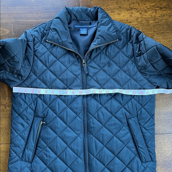 Ralph Lauren Sport Diamond Quilted Black Jacket Sz L - Picture 10 of 16